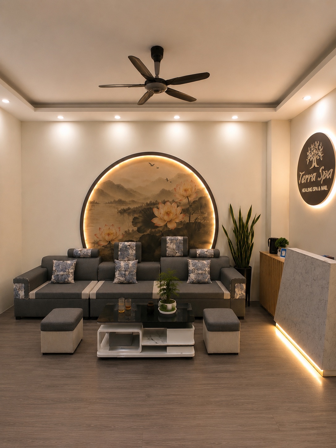 Terra Spa reception lounge